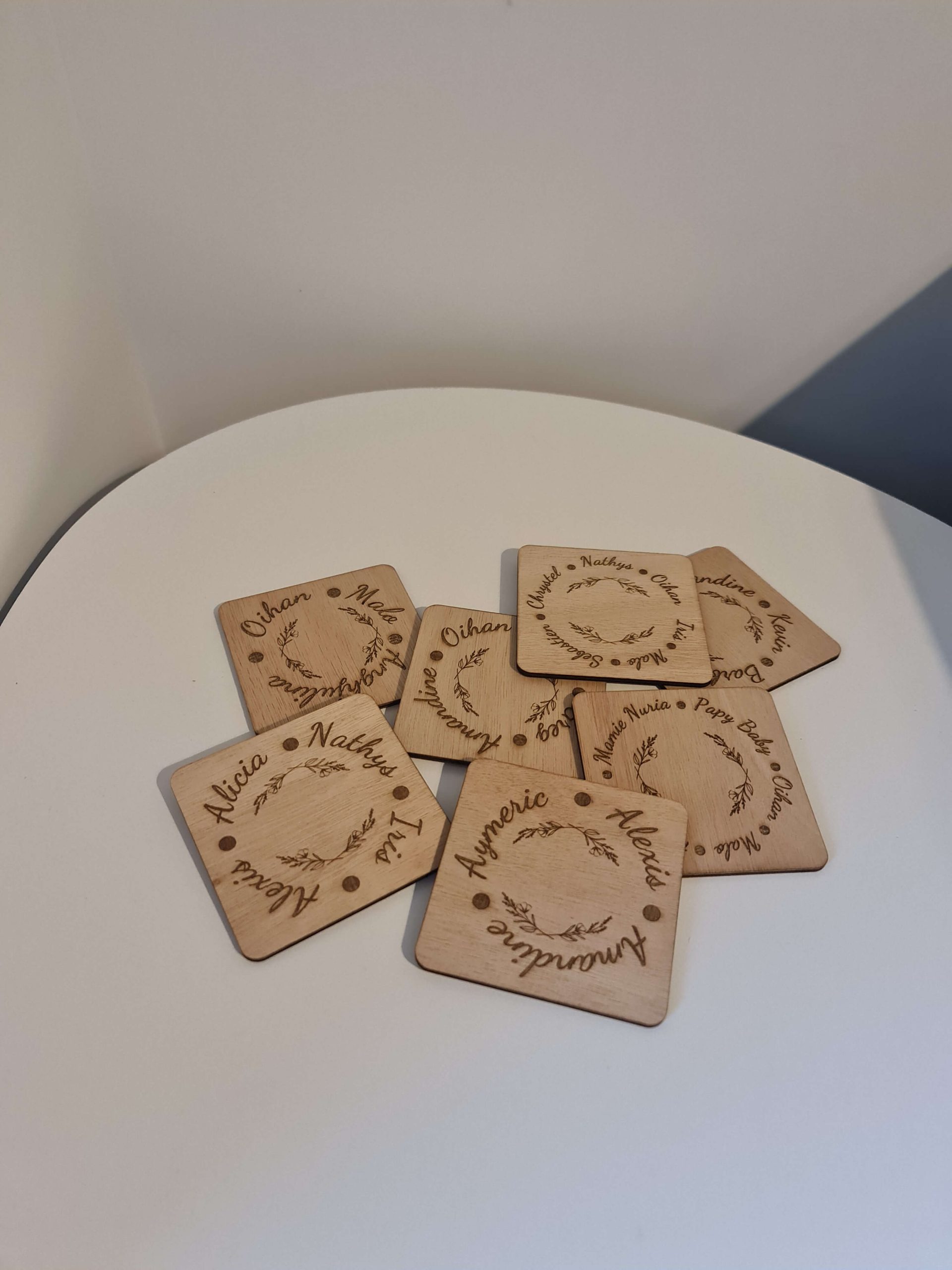 Dessous de verre bois – Image 3