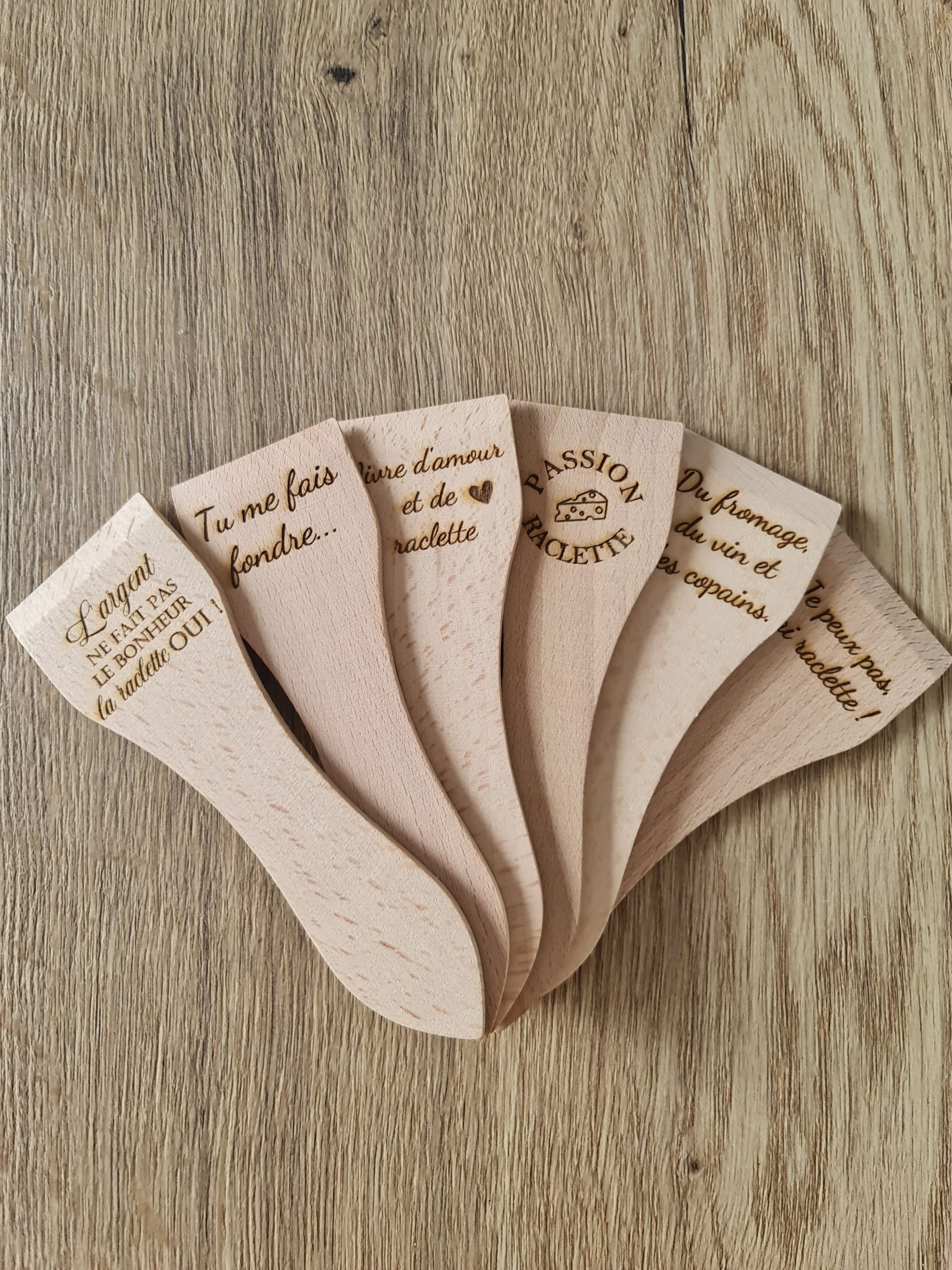 Spatules à raclettes