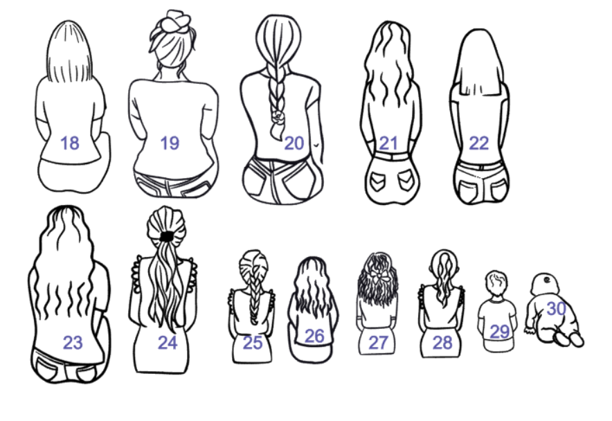 Cadre silhouettes de dos – Image 5